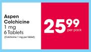 Aspen Colchicine 1mg-6 Tablets Per Pack