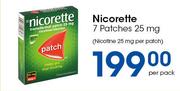 Nicorette 7 Patches 25 mg-Per Pack