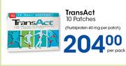 TransAct 10 Patches-Per Pack