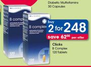 Clicks B Complex-2x120 Tablets Per Offer