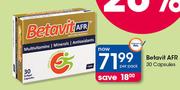 Betavit AFR-30 Capsules Per Pack