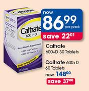 Caltrate 600+D-60 Tablets Per Pack