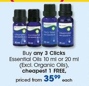 Clicks Essential Oils 10ml Or 20ml(Excl. Organic Oils)-Each