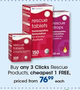 Clicks Rescue Products-Each