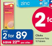 Clicks Immune Fizzy-2x10 Tablets Per Offer