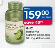 GNC Herbal Plus Garcinia Cambogia 500mg-90 Capsules Per Pack