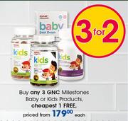 GNC Milestones Baby Or Kids Products-Each