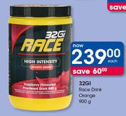 32GI Race Drink Orange-900g Each