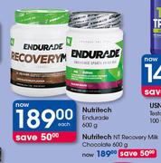 Nutritech NT Recovery Milk Chocolate-600g Each