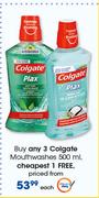 Colgate Mouthwashes-500ml Each
