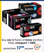 Kotex Sanitary Pads-Per Pack