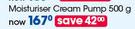 E45 Moisturiser Cream Pump-500g Each