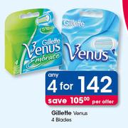 Gillette Venus 4 Blades-For Any 4