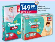 Pampers Active Baby Pants Jumbo Pack-Per Pack