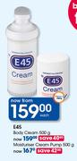 E45 Body Cream-500g Each