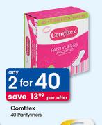 Comfitex Pantyliners-2x40 Per Offer