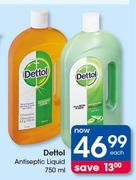 Dettol Antiseptic Liquid-750ml Each