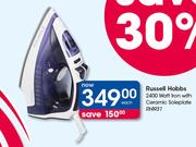 Russell Hobbs 2400 Watt Iron With Ceramic Soleplate RH931-Each