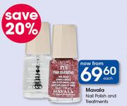 Mavala Nail Polish & Treatments-Each