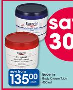 Eucerin Body Cream Tubs-450ml Each