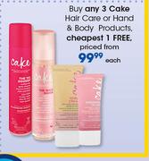 Cake Hair Care Or Hand & Body Products-Each