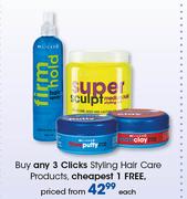 Clicks Styling Hair Care Products-Each