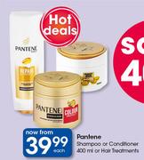 Pantene Shampoo Or Conditioner-400ml Or Hair Treatments-Each