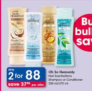 Oh So Heavenly Hair Scentsations Shampoo Or Conditioner-2 x 350ml/375ml 