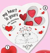 Clicks Milk Chocolate Heart Shaped Box-64g