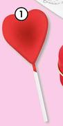 Clicks Chocolate Heart Lolly-15g