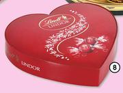 Lindt Lindor Chocolate Heart Box-160g