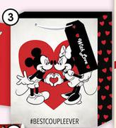 Clicks Mickey & Minnie Love Gift Tag-Each