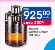Azzaro Wanted By Night EDT-50ml Each