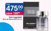 Karl Lagerfeld Bois De Vetiver EDP-50ml Each