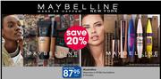 Maybelline Mascaras Or Fit Me Foundations & Powders-Each