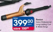 Revlon Salon Professional Long Lasting Curl & Wave Tongs-Each