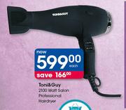 Toni & Guy 2100 Watt Salon Professional Hairdryer-Each