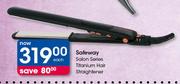 Safeway Salon Series Titanium Hair Straightener-Each