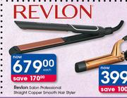 Revlon Salon Professional Straight Copper Smooth Hair Styler-Each