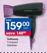 Safeway Compact Hairdryer-Each