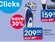 Safeway 3-Head Rotary Shaver-Each