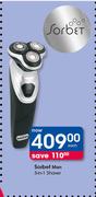 Sorbet Man 3-In-1 Shaver-Each