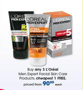 L'Oreal Men Expert Facial Skin Care Products-Each
