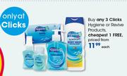 Clicks Hygiene Or Revive Products-Each