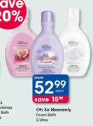 Oh So Heavenly Foam Bath-2L Each