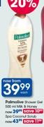 Palmolive Shower Gel Milk & Honey-500ml Each