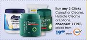 Clicks Camphor Creams, Hydrate Creams Or Lotions-Each