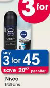 Nivea Roll Ons-For Any 3
