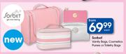 Sorbet Vanity Bags, Cosmetics Purses Or Toiletry Bags-Each