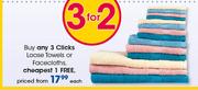 Clicks Loose Towels Or Facecloths-Each